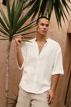 Bali Shirt- Man (Ivory)