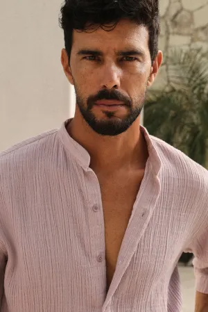 Bali Shirt- Man (Lavender Mist)
