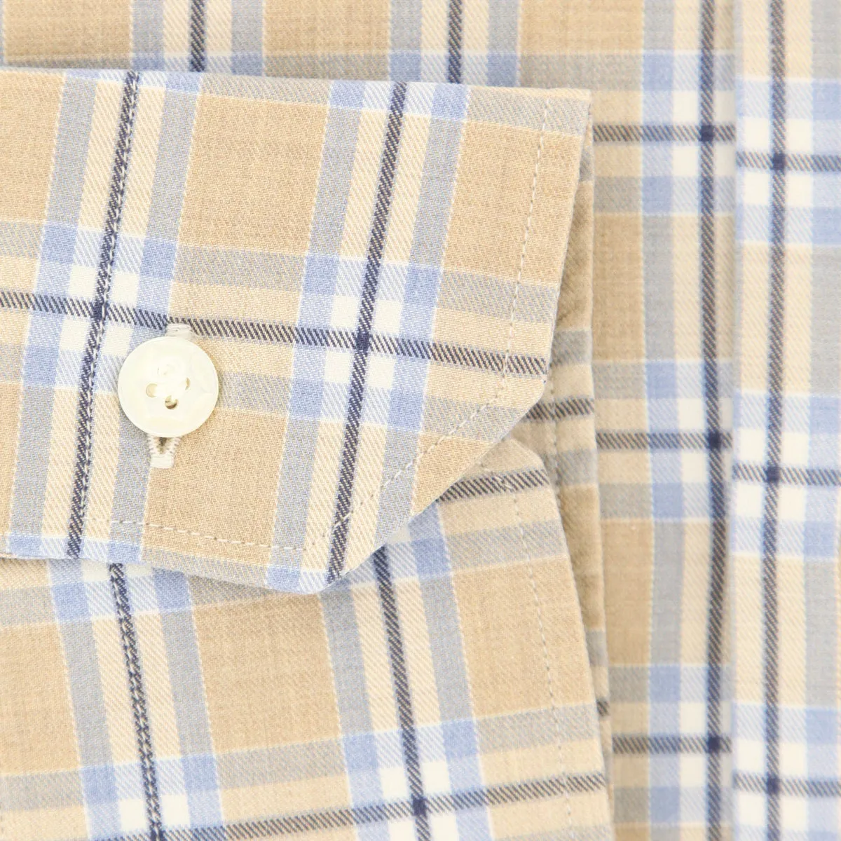 Barba Napoli Beige Shirt - Extra Slim