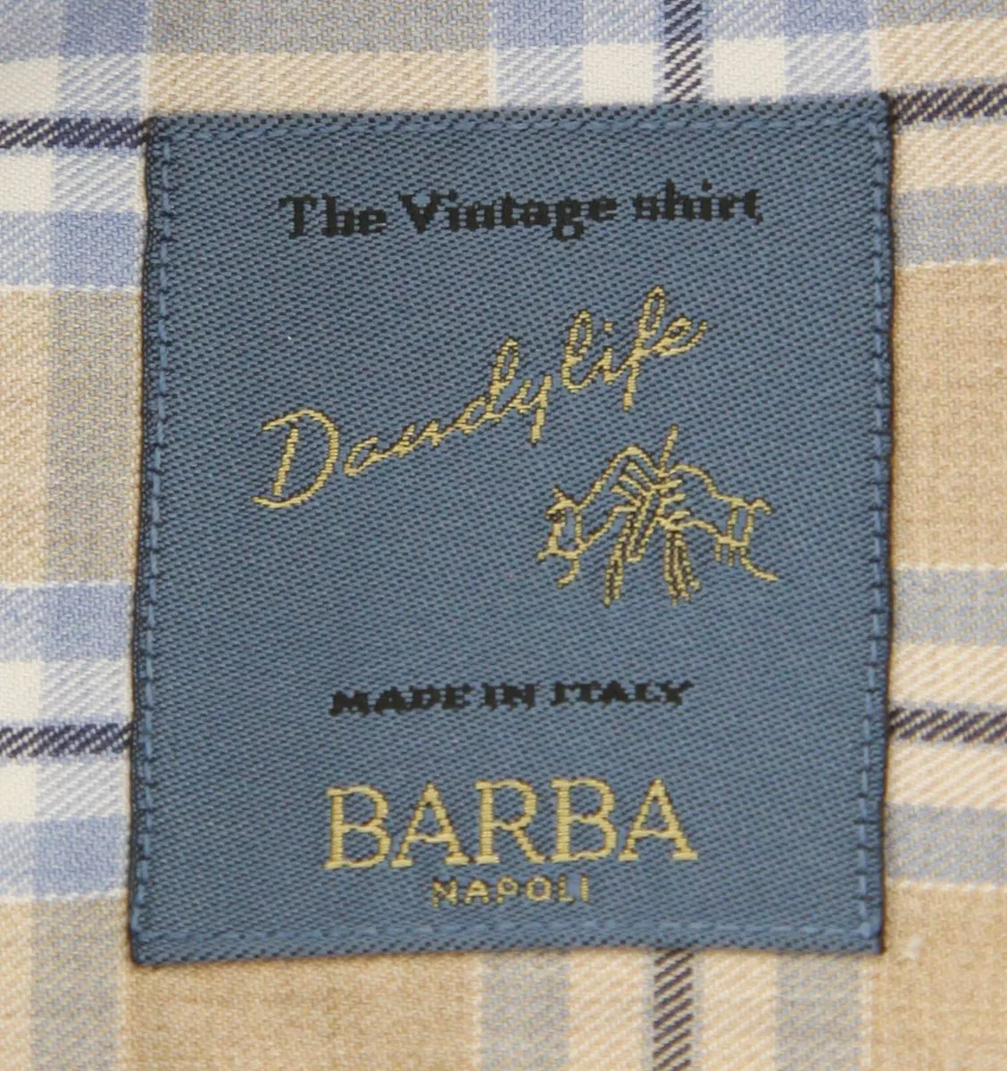 Barba Napoli Beige Shirt - Extra Slim
