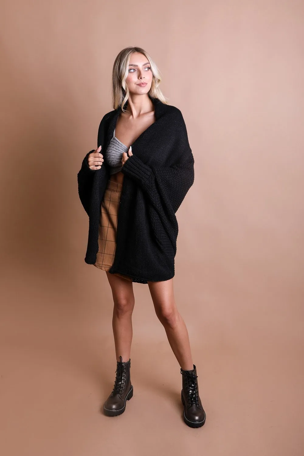 Bat Wing Knit Cardigan (5 Colors)