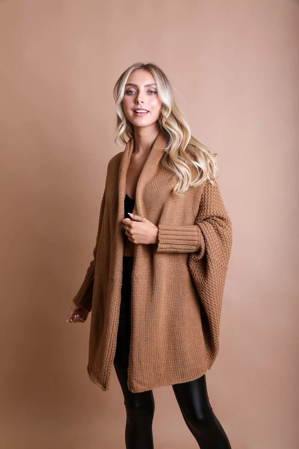 Bat Wing Knit Cardigan (5 Colors)