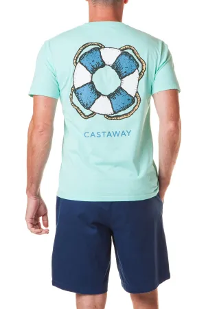 Beach Tee Mint Castaway