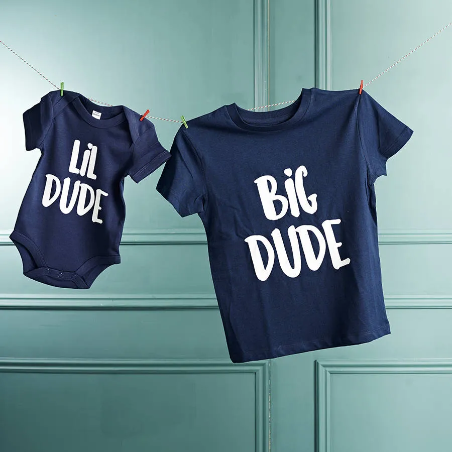 Big Dude / Lil Dude Sibling Set