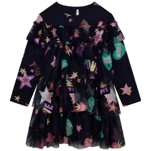 BILLIEBLUSH - Tulle Dress - Navy
