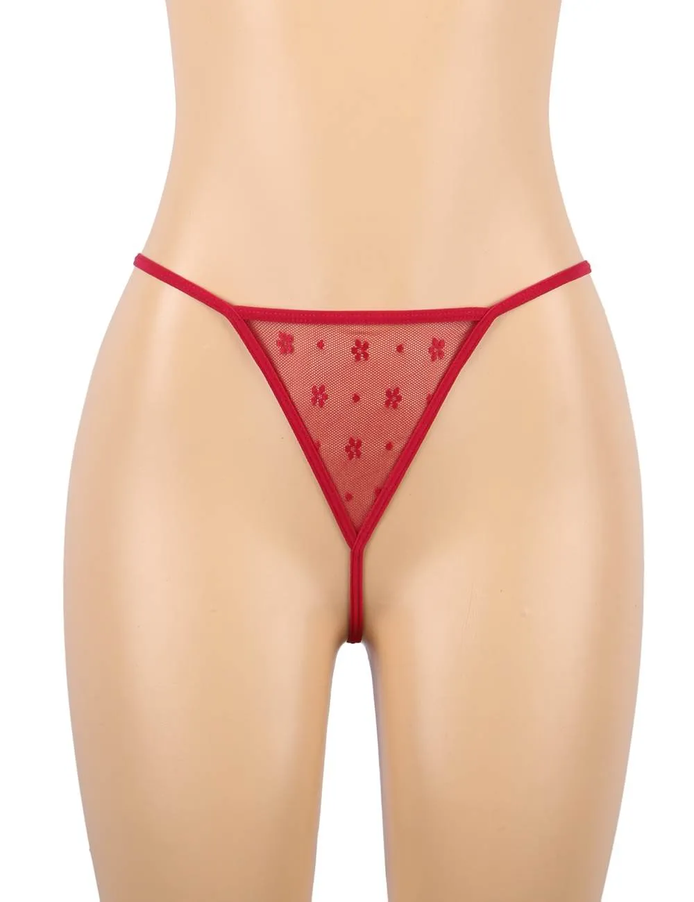 Black & Red Sexy Halter Leather Egypt Lace Stitching Gartered Lingerie