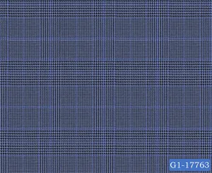 Black And Yale Blue Plaid Check Vest