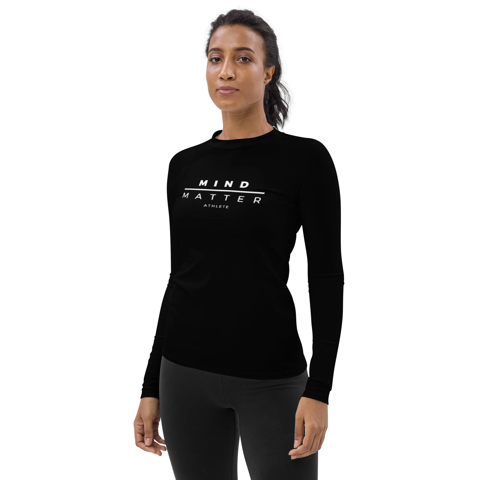 Black M/M- Women's Performance Long Sleeve