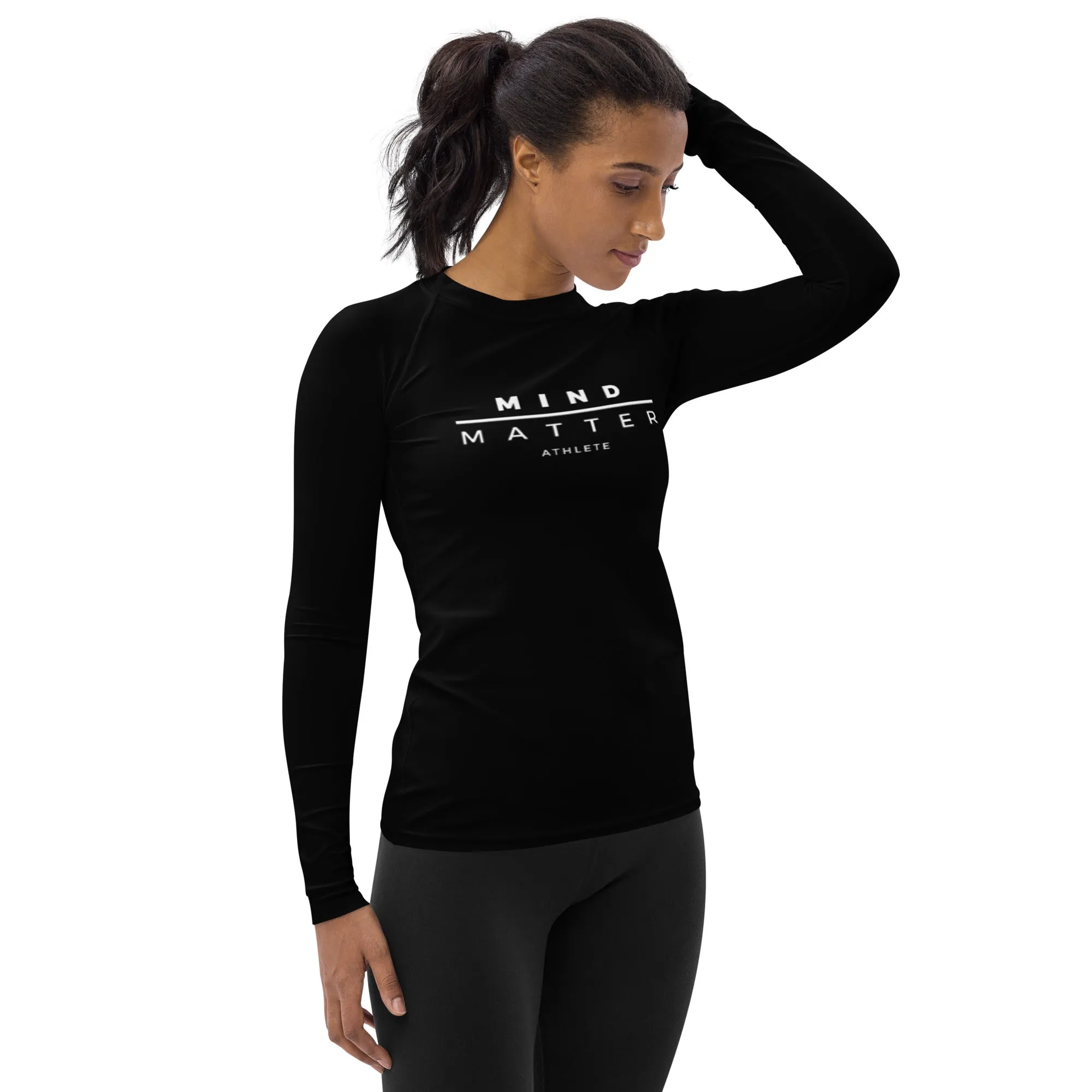 Black M/M- Women's Performance Long Sleeve