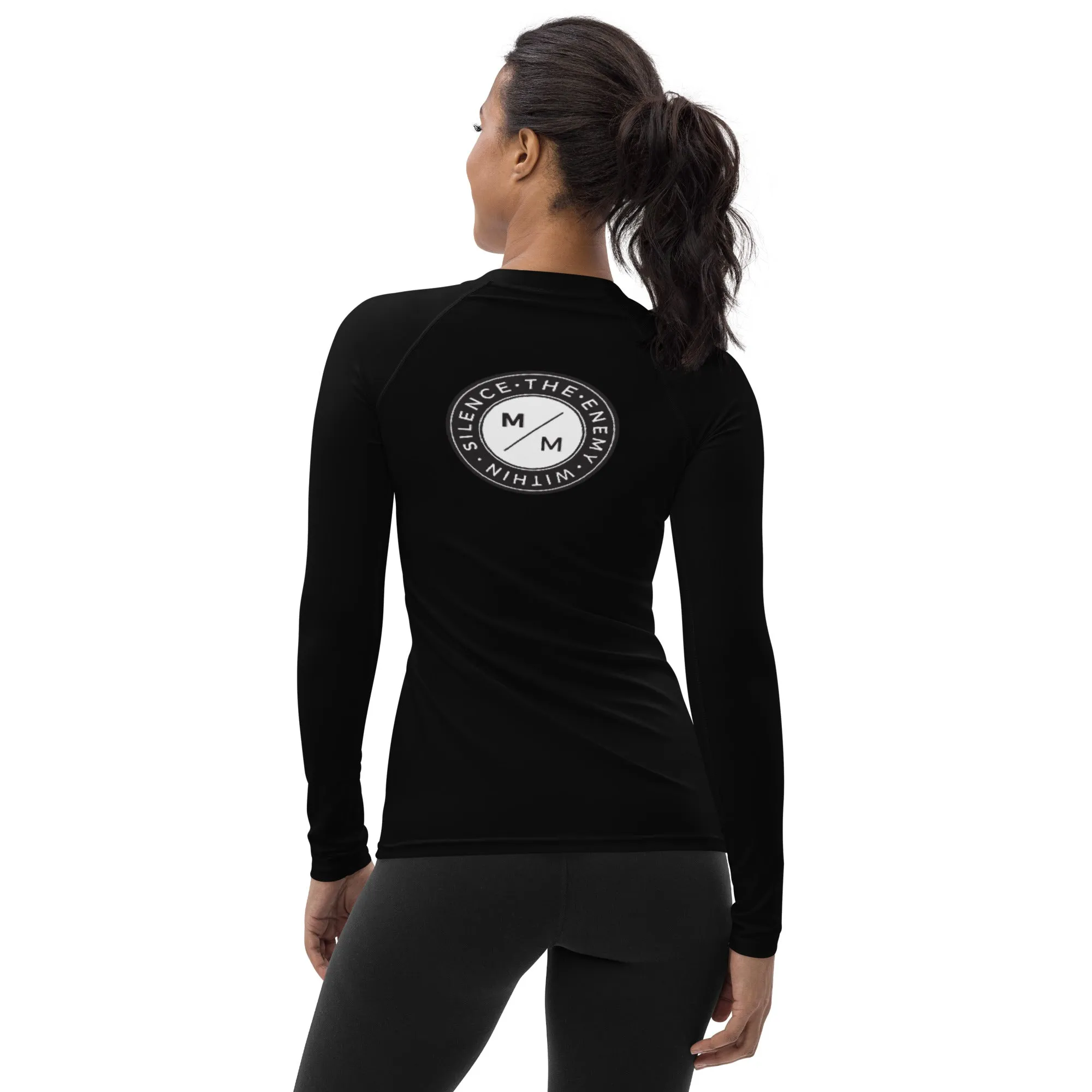 Black M/M- Women's Performance Long Sleeve