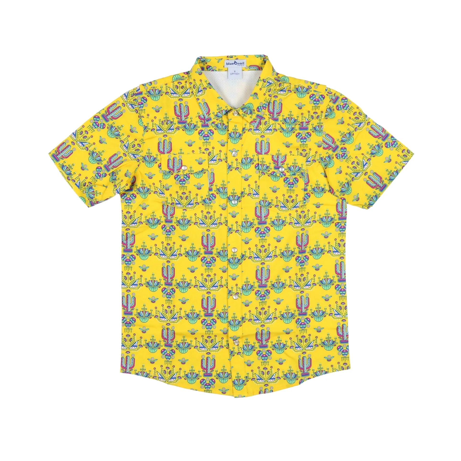 BlueQuail Clothing Co Pearl Snap Shirt - Desert Garden