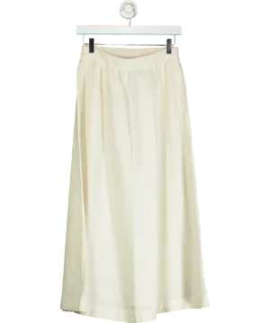 Boden Cream Florence Linen Skirt UK 6