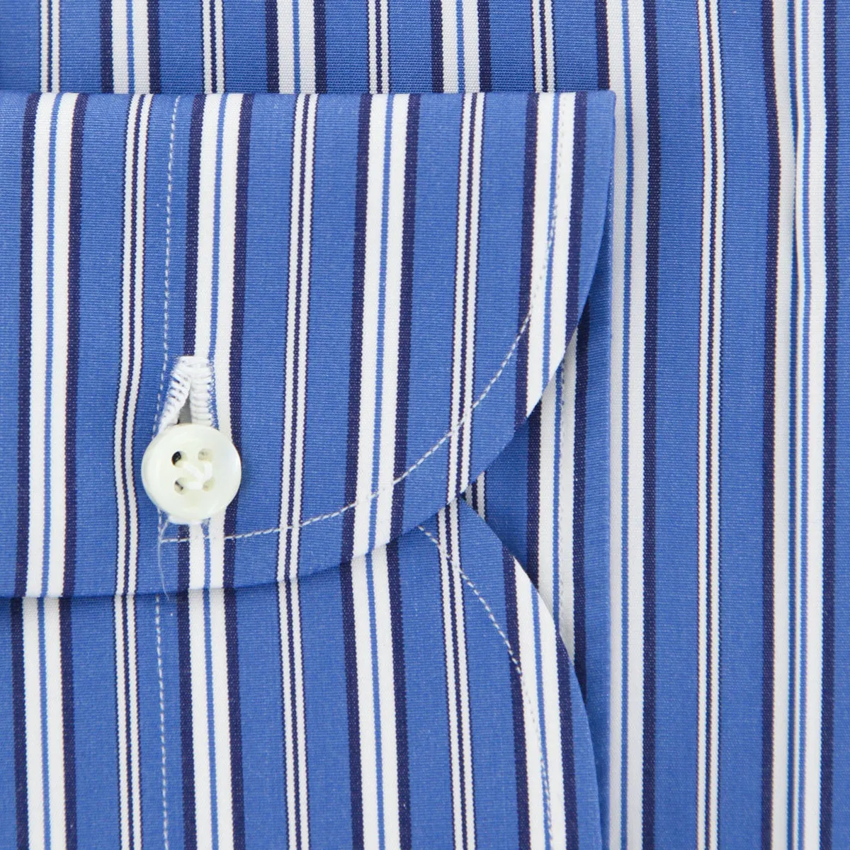 Borrelli Blue Shirt - Slim