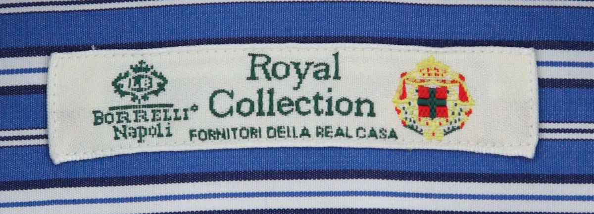 Borrelli Blue Shirt - Slim