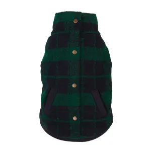 Boucle Jacket - Green/Navy