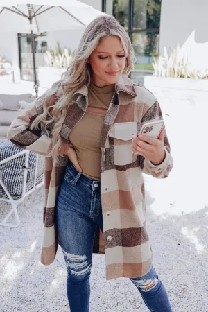 Boulder Long Plaid Jacket