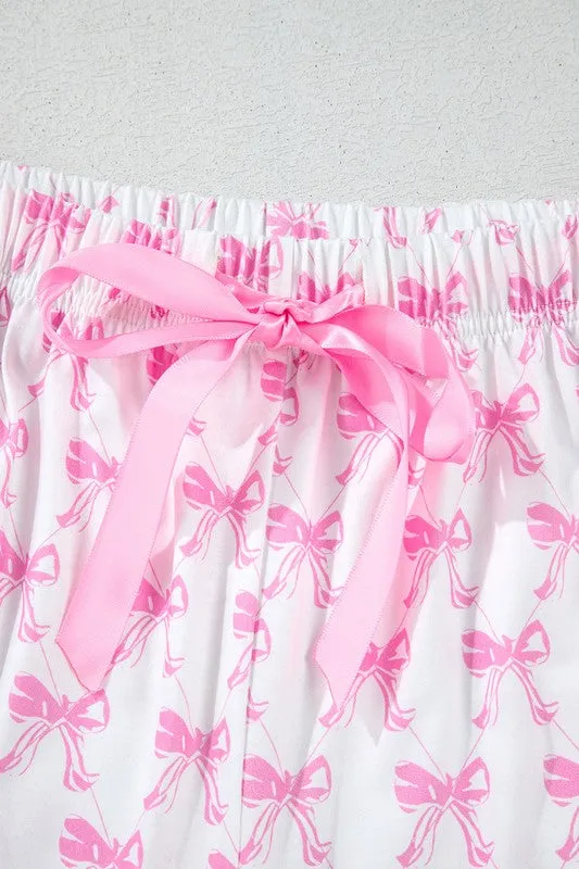 BOW CHARM PAJAMA SET