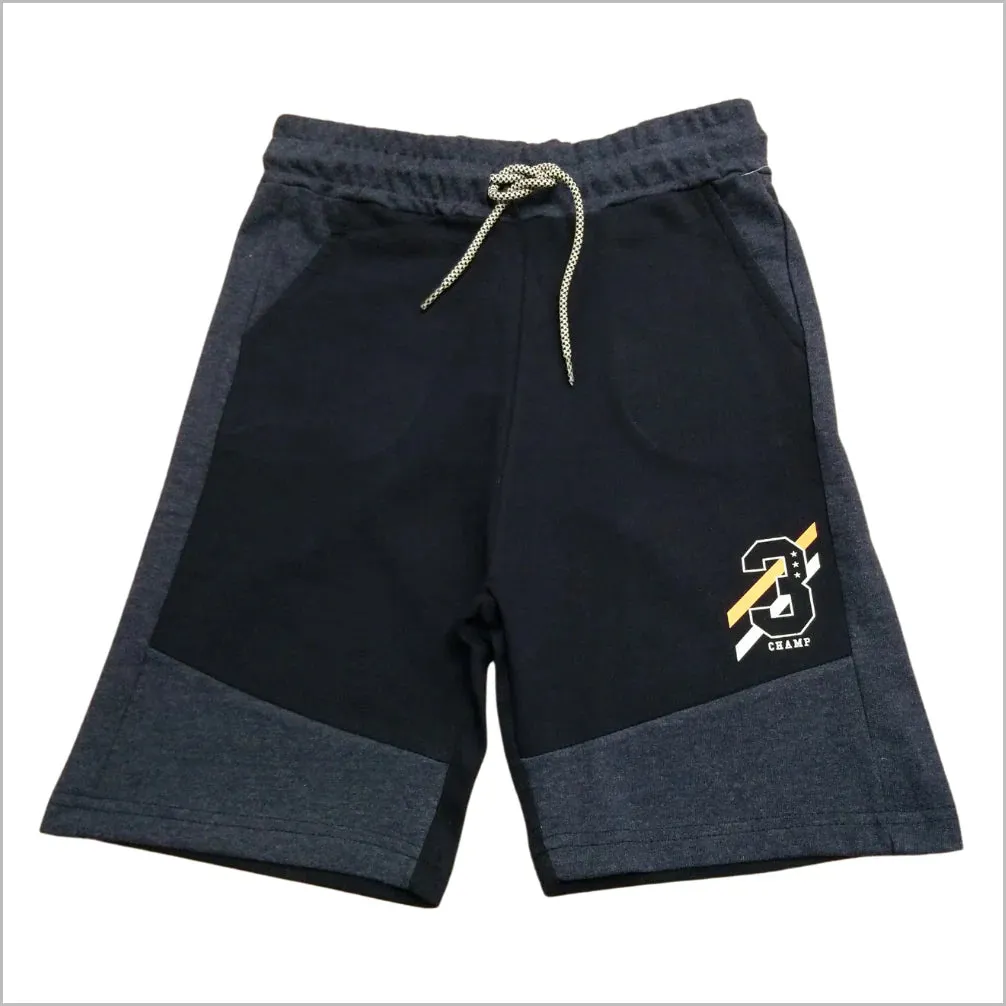 Boys Fleece Sports Shorts Assorted Designs, Wholesale Parcel of 60