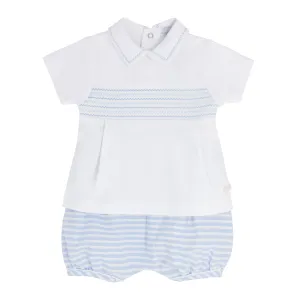 Boys Seersucker Top & Short Set