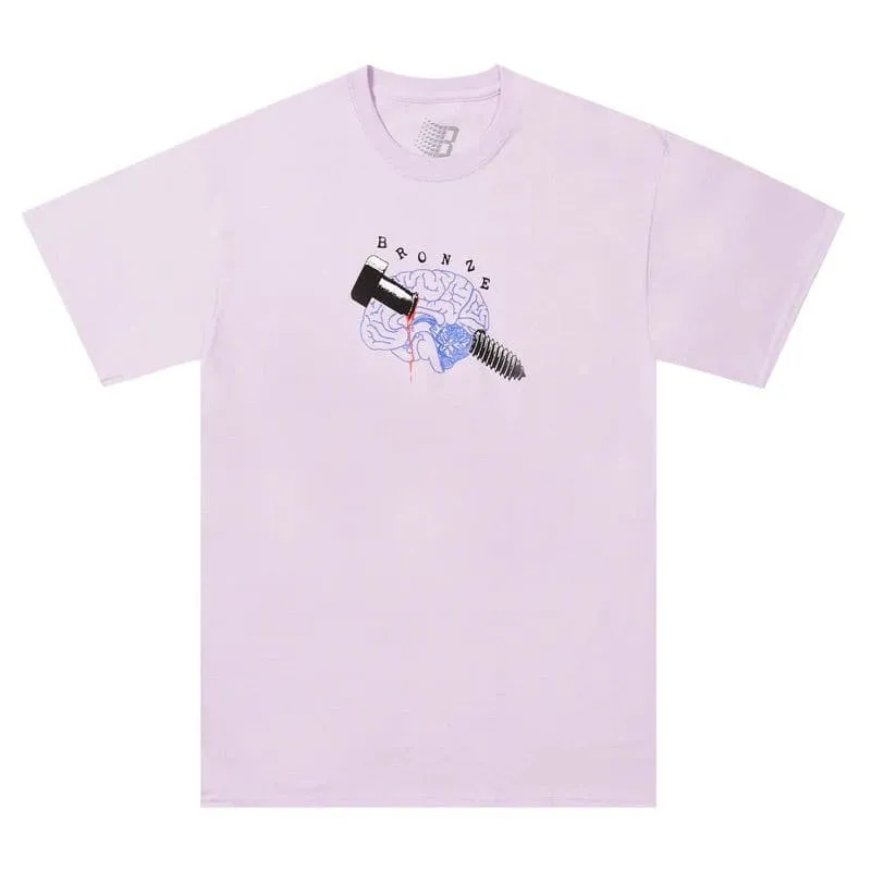 Bronze 56k 'Bolt Brain' T-Shirt (Lavender)