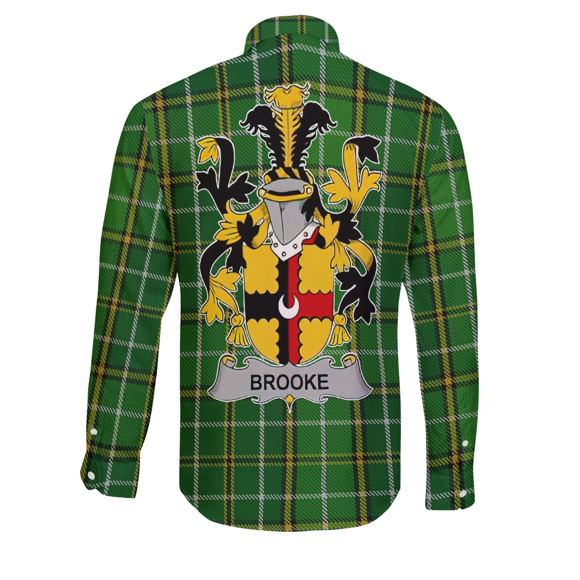 Brooke Long Sleeve Button Shirts Crest And National Plaid Style