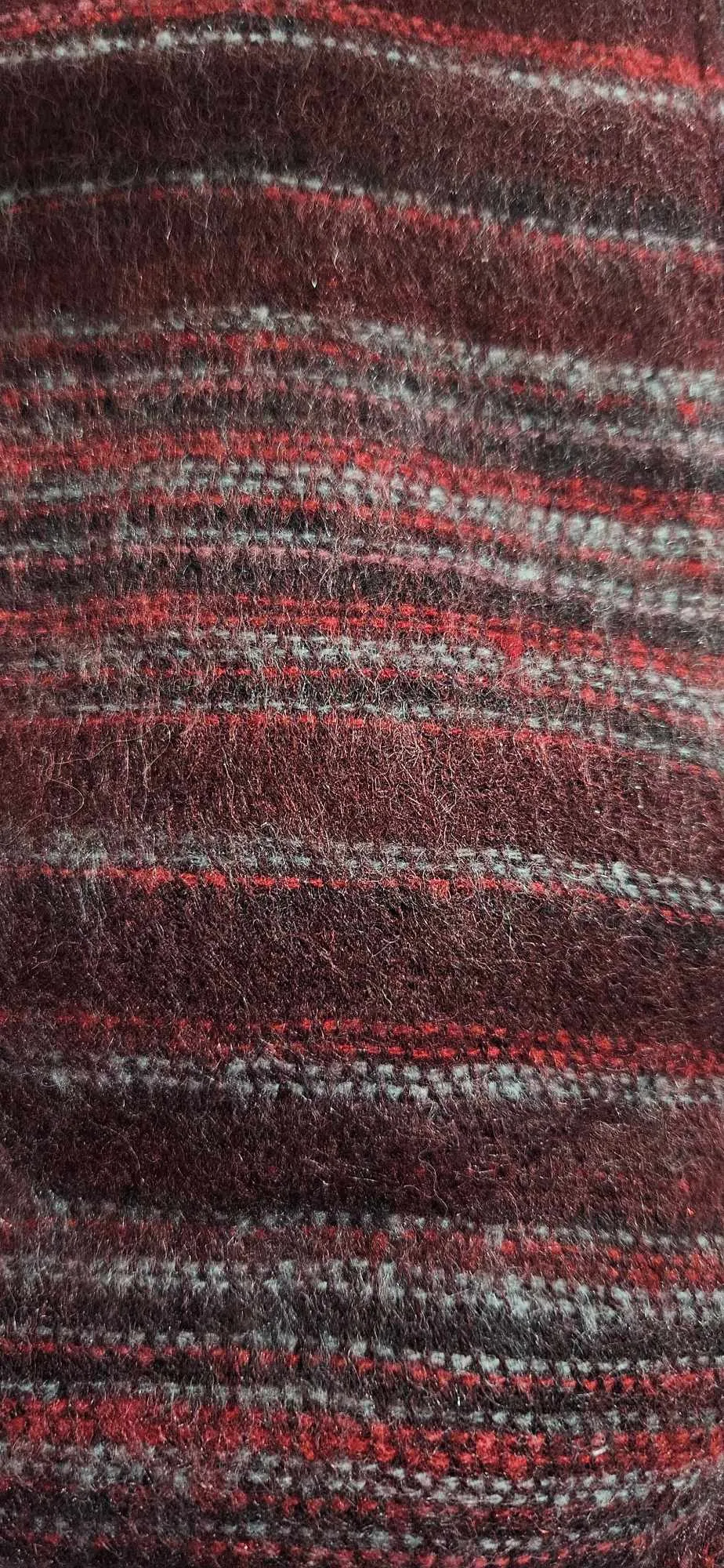 Brushed  Poncho With Pixie Hood