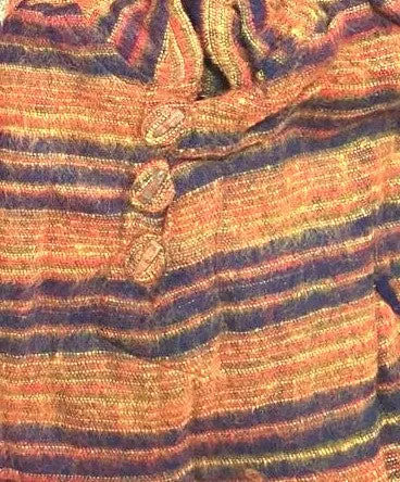 Brushed  Poncho With Pixie Hood