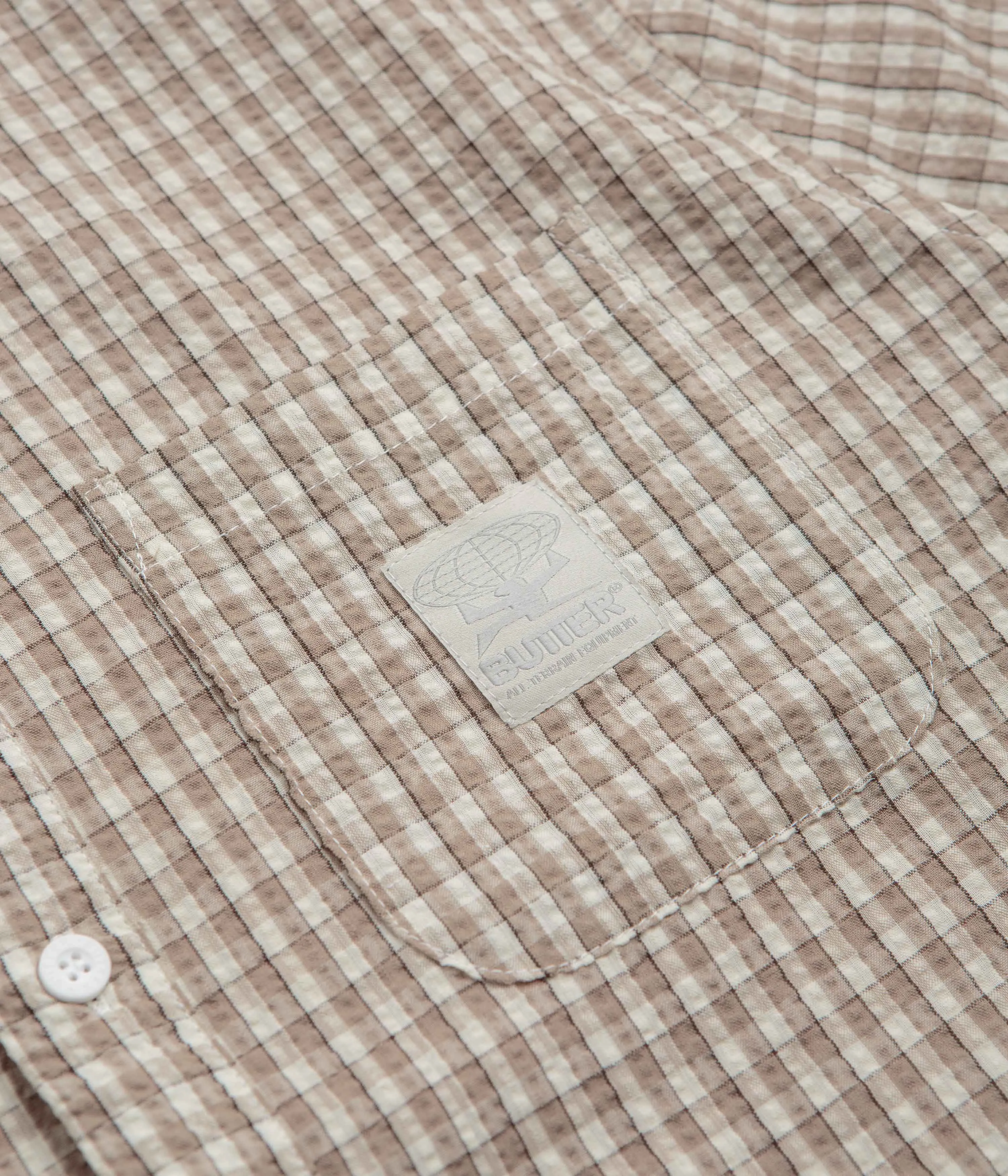 Butter Goods Equipment Short Sleeve Shirt - Taupe