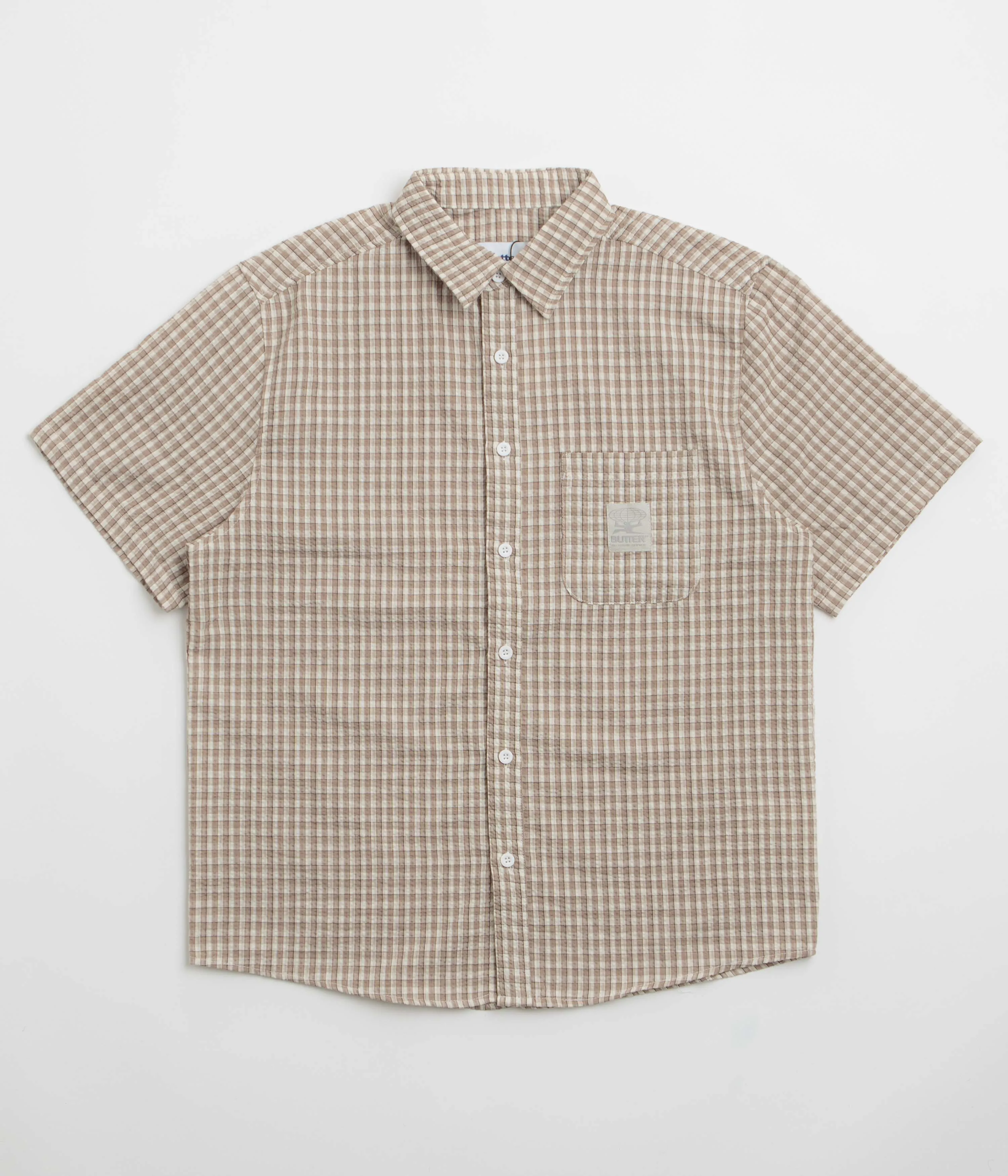 Butter Goods Equipment Short Sleeve Shirt - Taupe