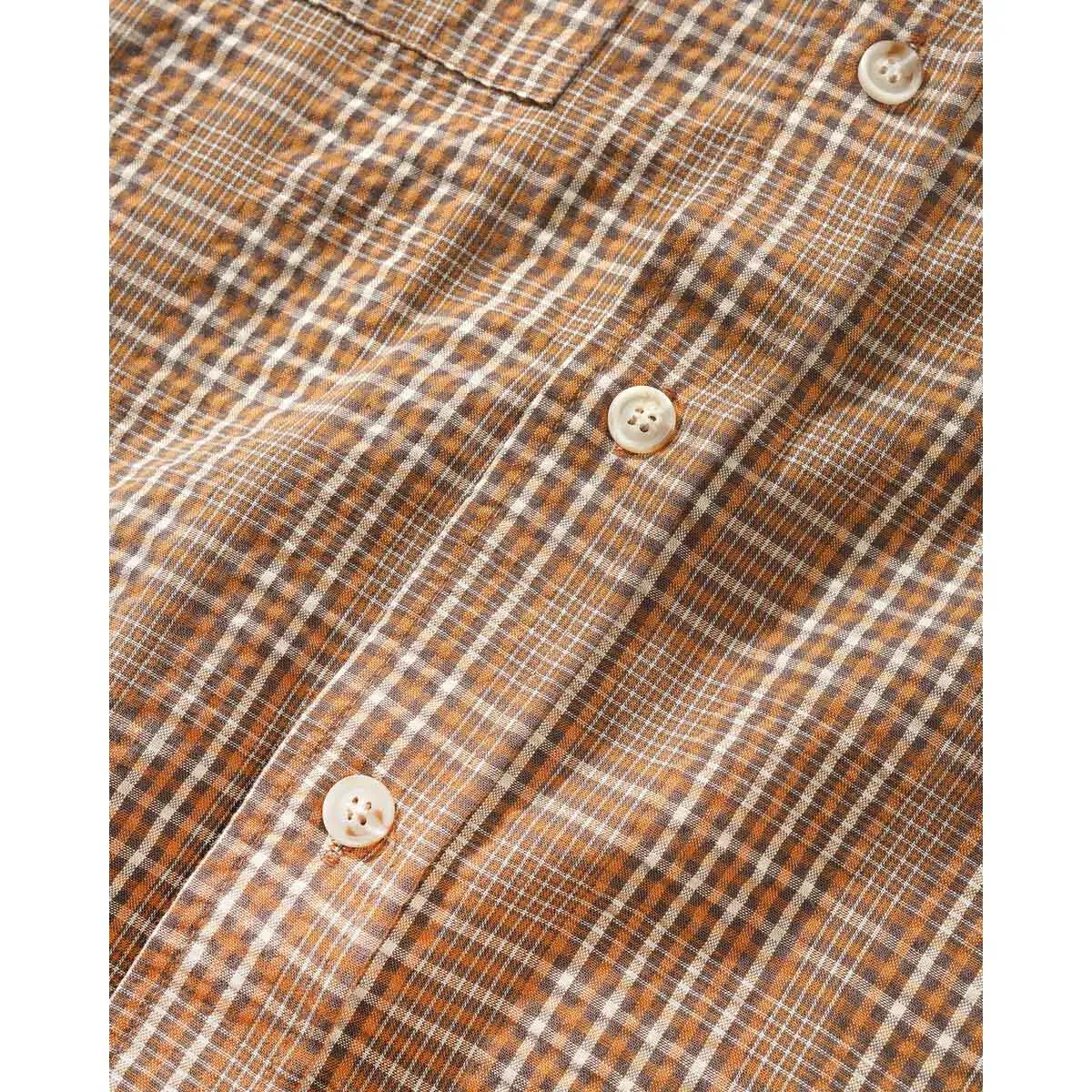 Butter Goods - Equipt Plaid L/S Shirt Oak