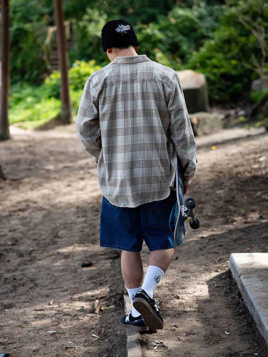 Caden Plaid Long Sleeve Tee