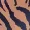 Camel Zebra Printed Ruffle High Neck Top
