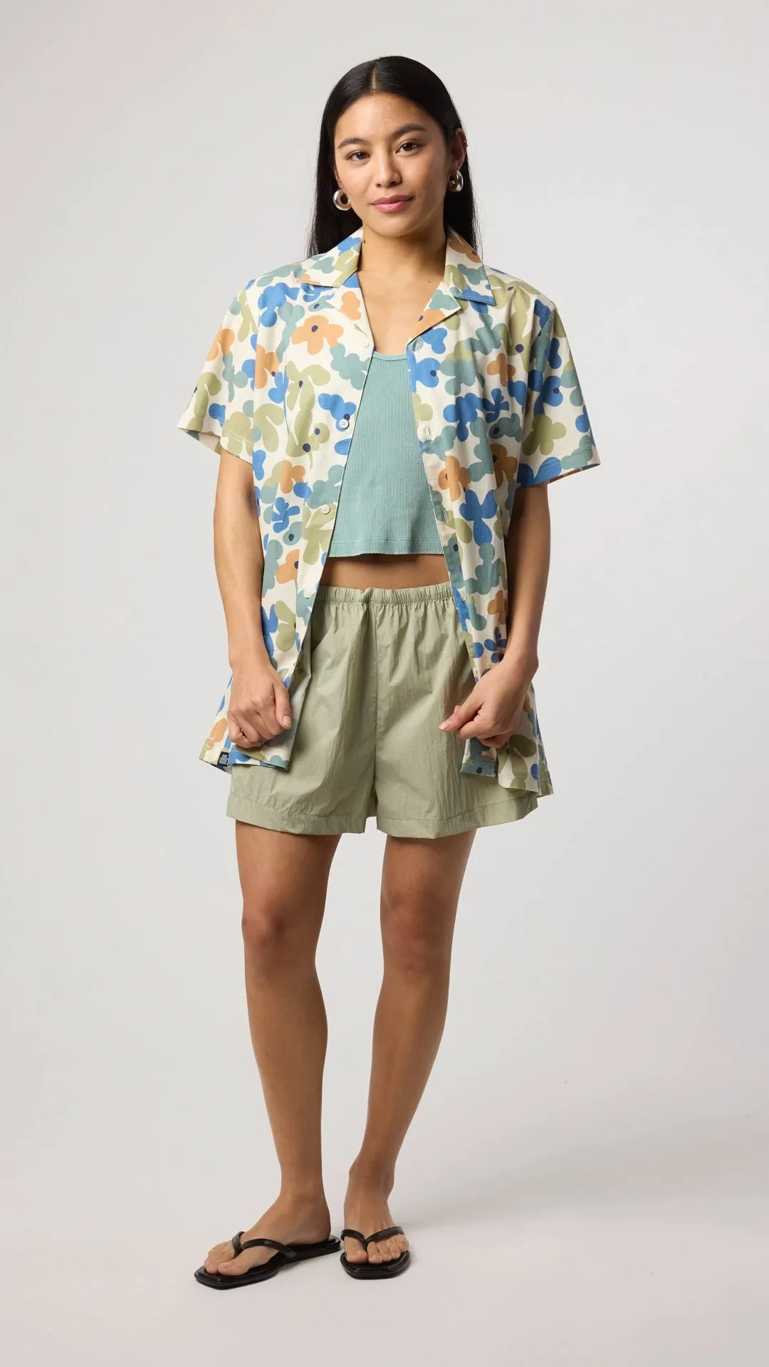 CAMISA MANGA CORTA BUBBLE SKY BLUE
