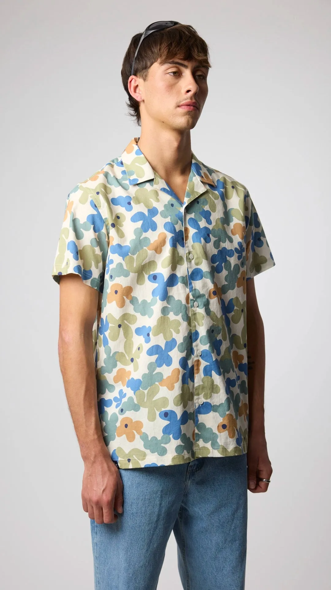 CAMISA MANGA CORTA BUBBLE SKY BLUE