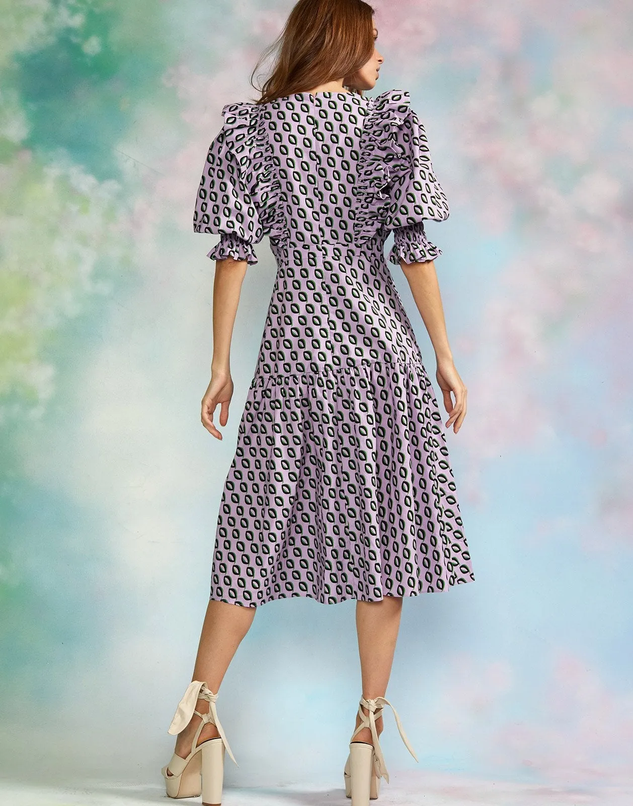 Campbell Cotton Ruffle Dress