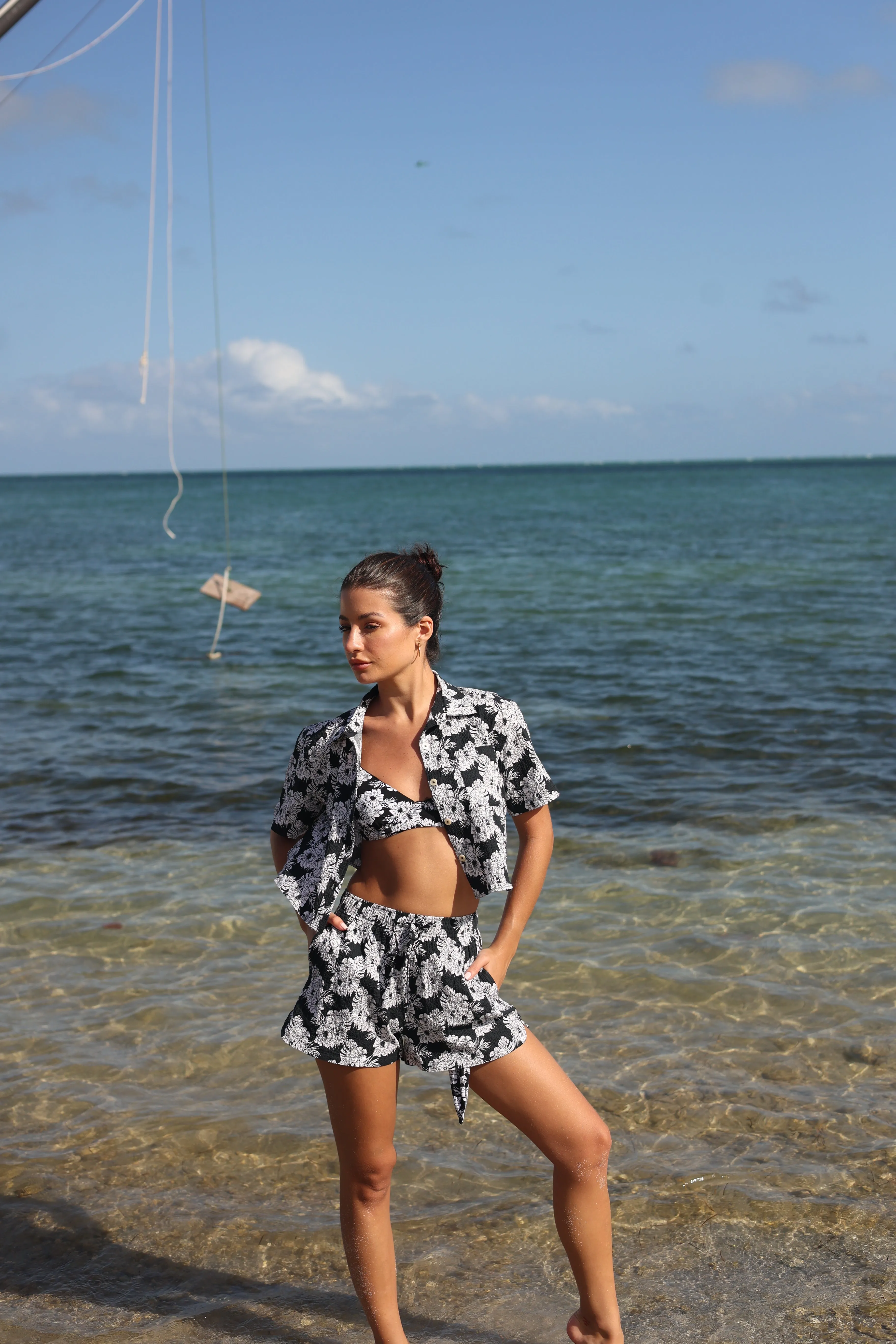 CAPRI SEERSUCKER SHORTS