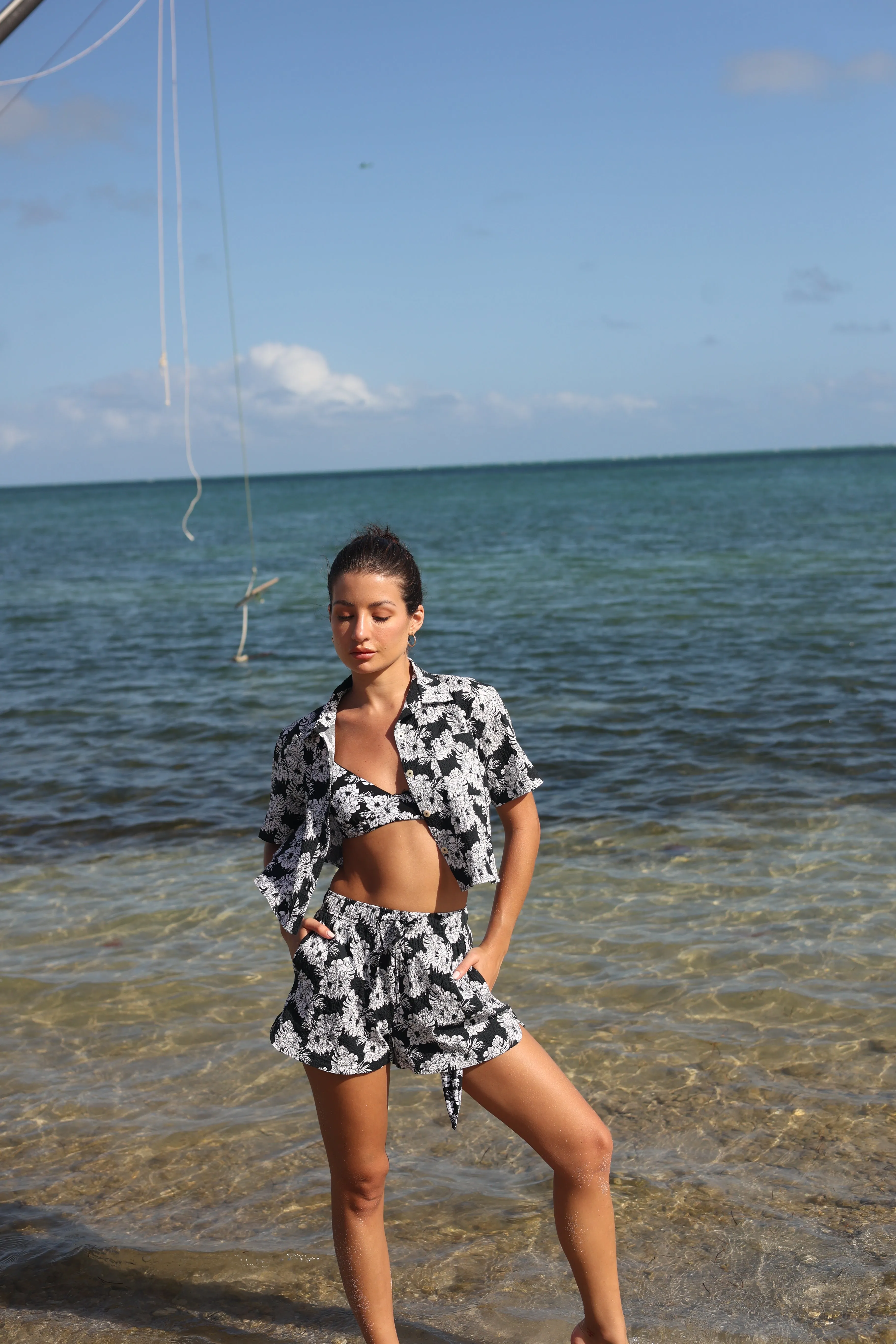 CAPRI SEERSUCKER SHORTS