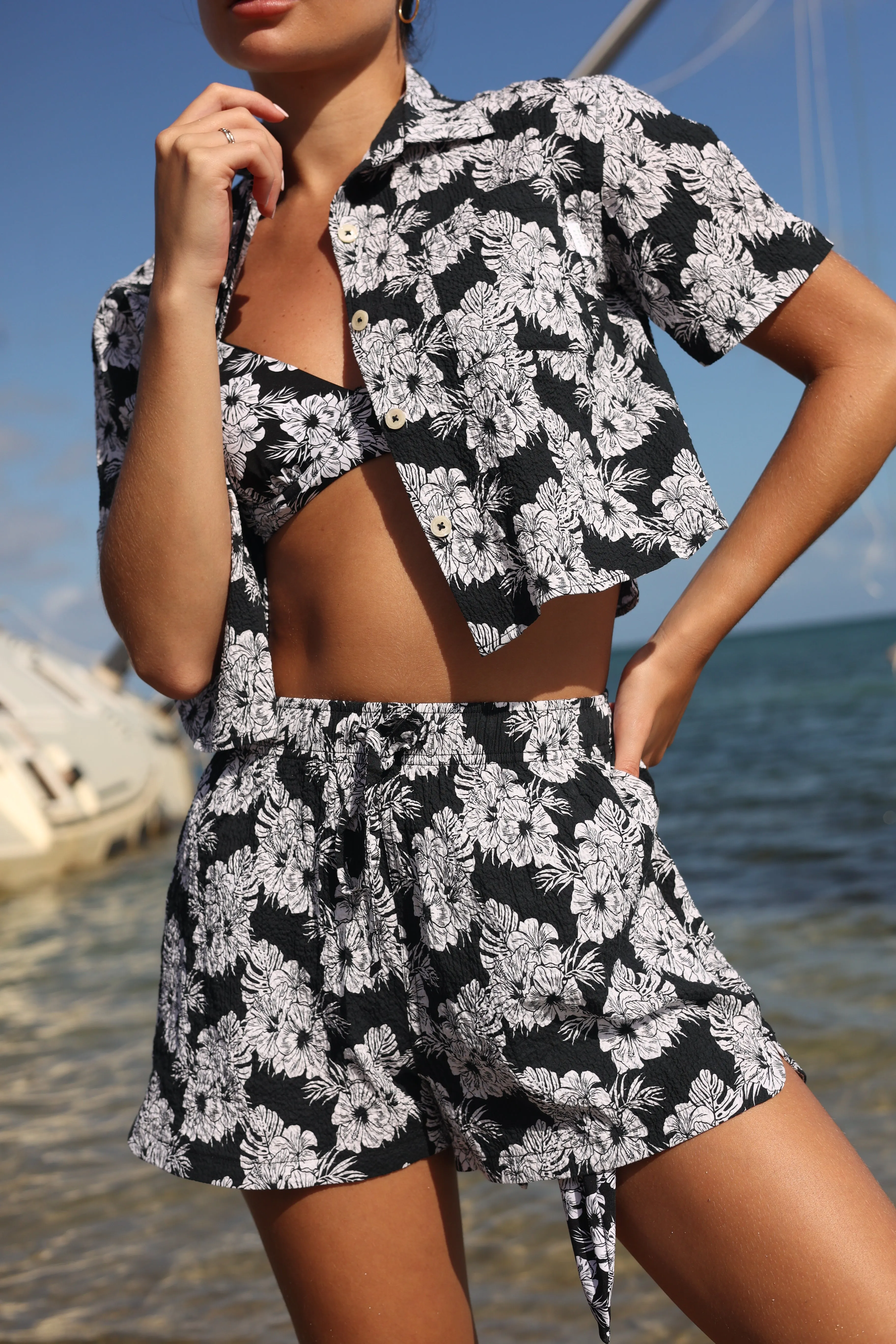 CAPRI SEERSUCKER SHORTS
