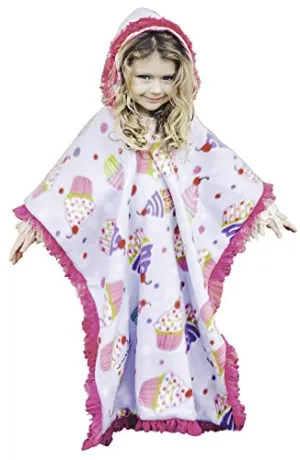 Car Seat Poncho - Car Crash Tested and CPSC Compliant - Cupcakes