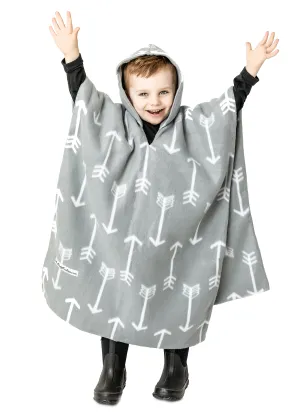 Car Seat Poncho - Gray Arrow