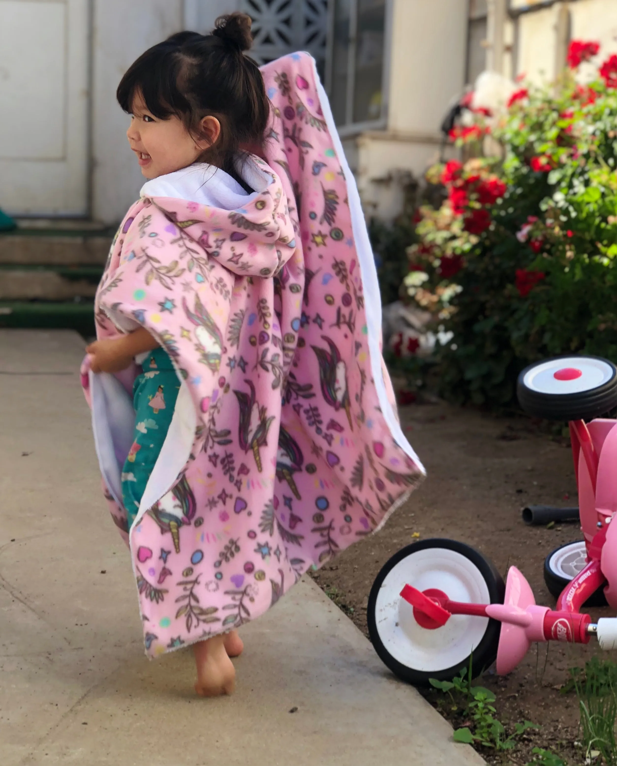 Car Seat Poncho - Halloween Costume - Magical Unicorns