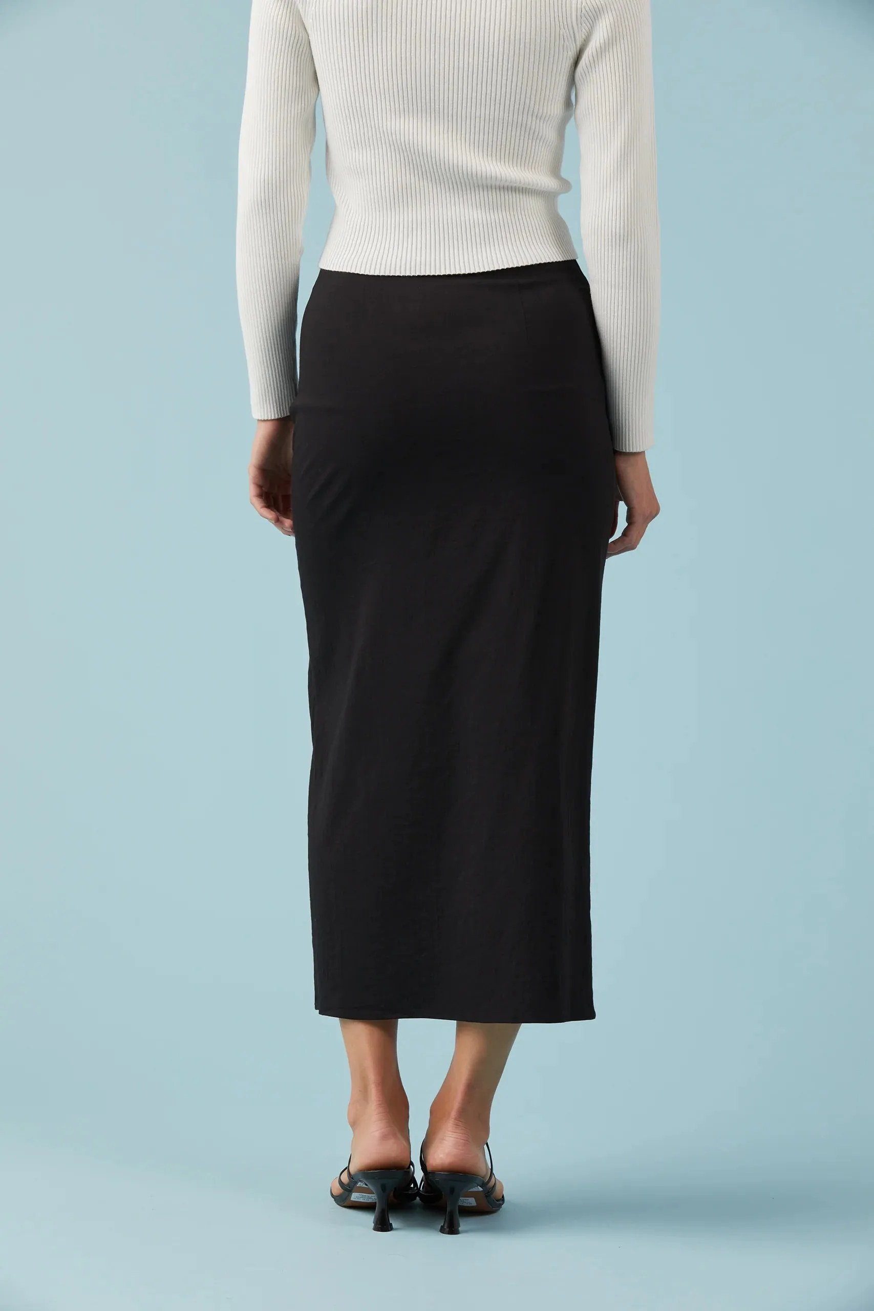 Carly Knotted Midi Skirt