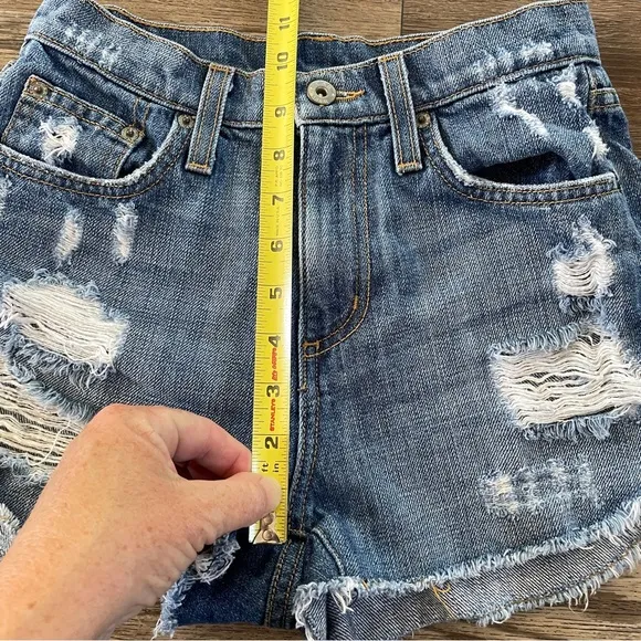 Carmar distressed denim shorts 25