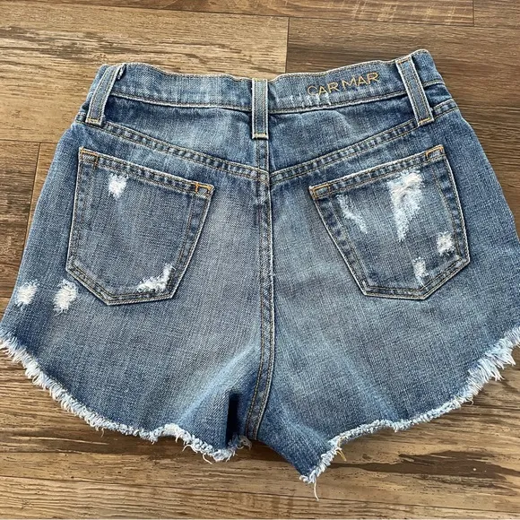 Carmar distressed denim shorts 25