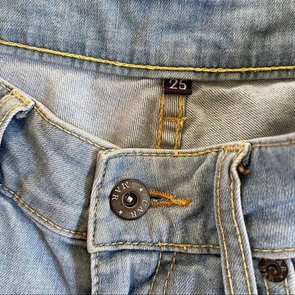Carmar distressed denim shorts 25