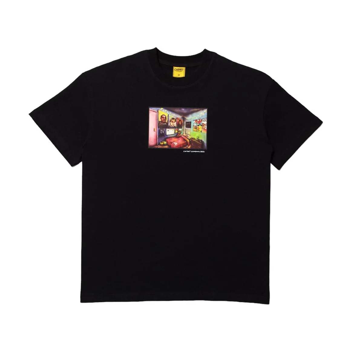 Carpet Company 'Bedroom' T-Shirt (Black)