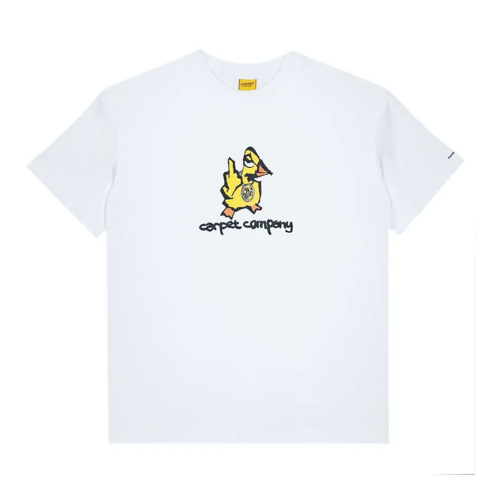 Carpet Company 'Duck You' T-Shirt (White)