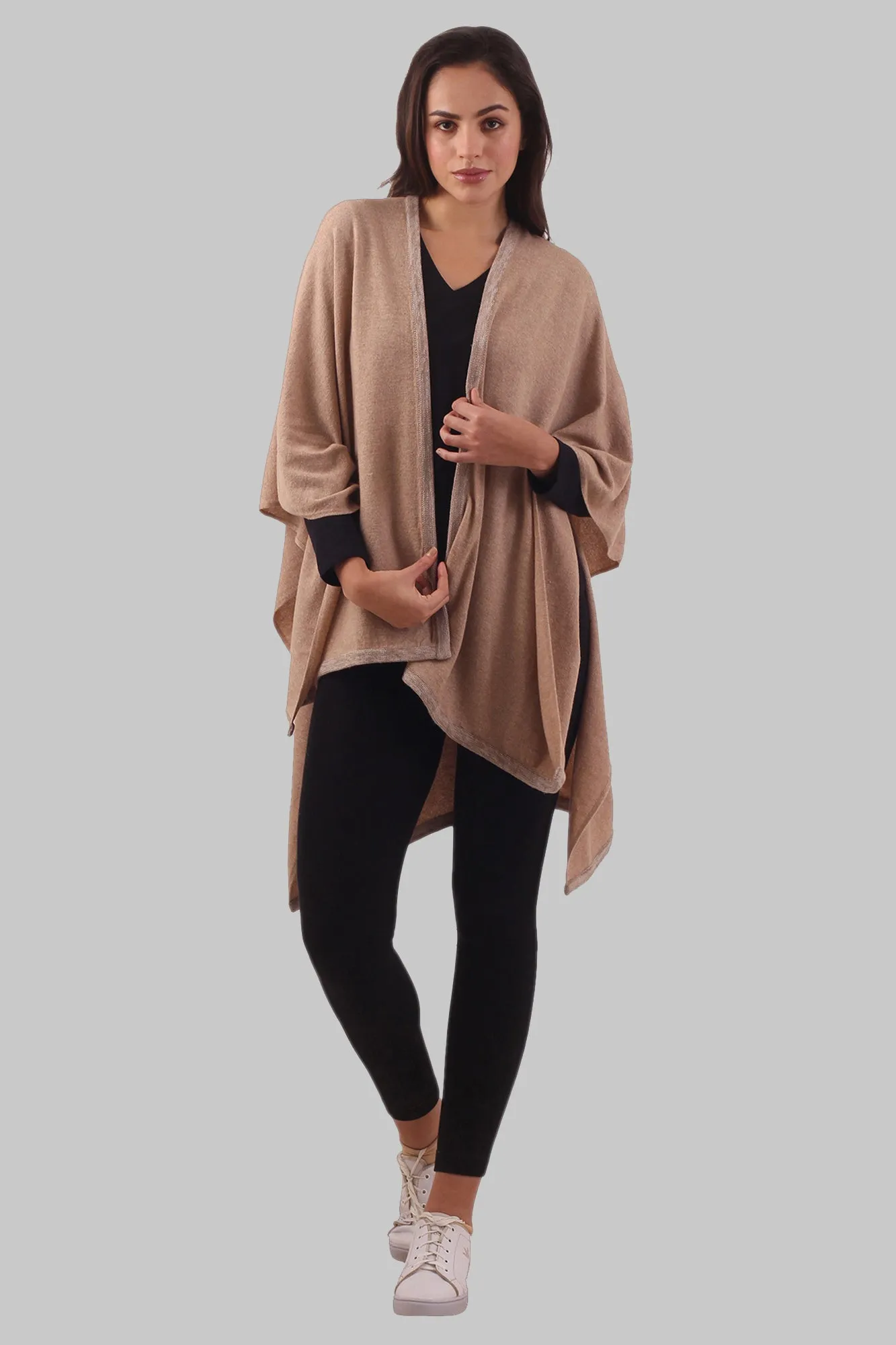 Cashew Brown Dazzle Kimono
