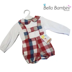 Ceyber Red & Blue Check H Bar Set