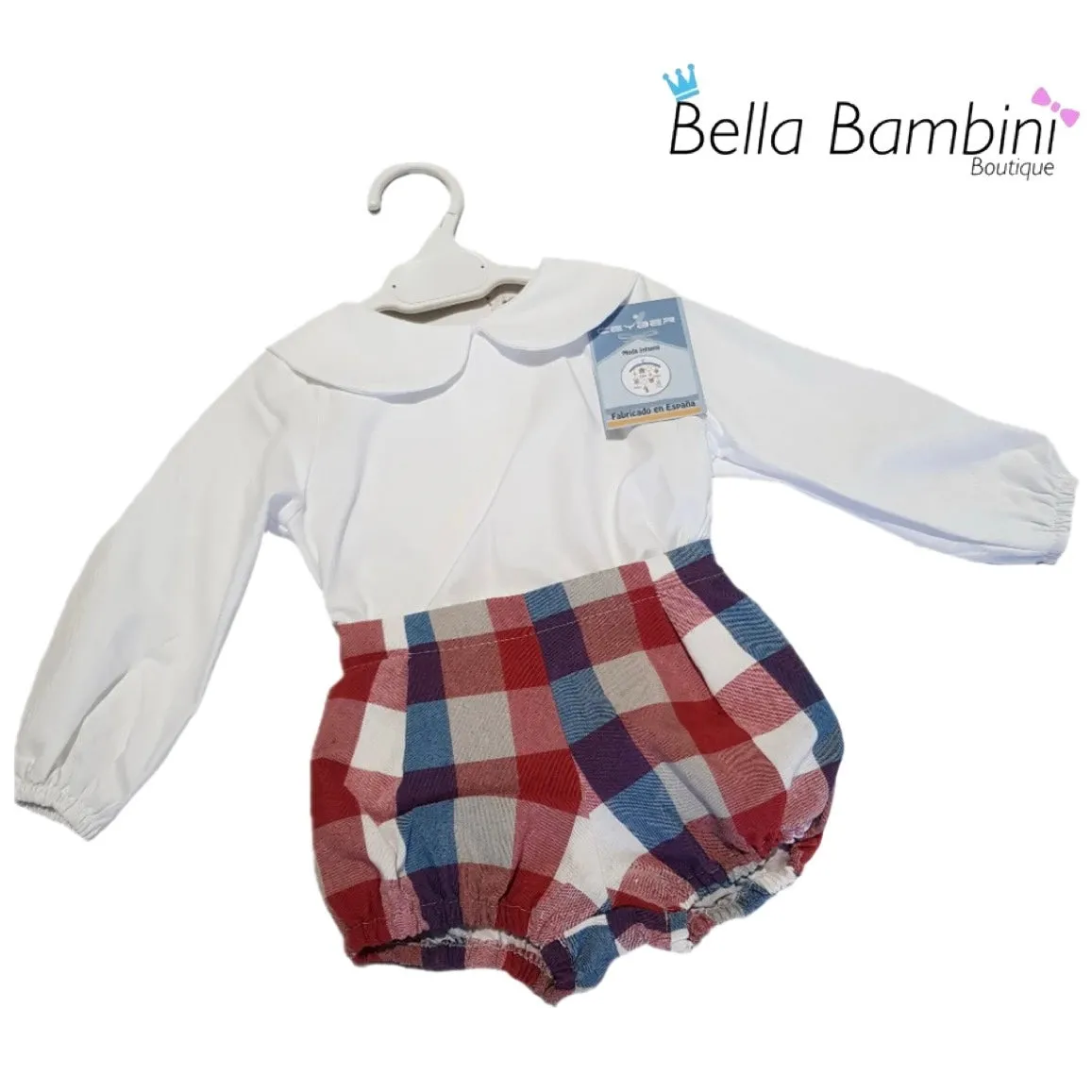 Ceyber Red & Blue Check Jam Set
